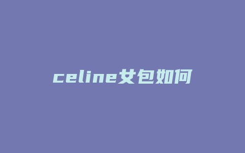 celine女包如何
