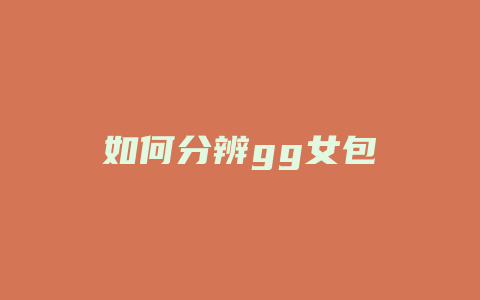 如何分辨gg女包