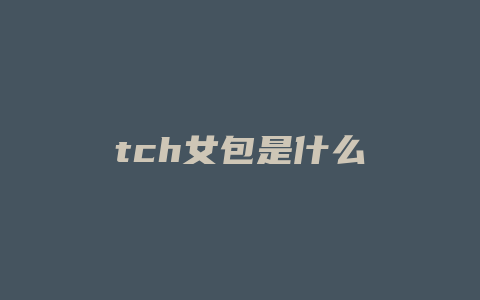 tch女包是什么