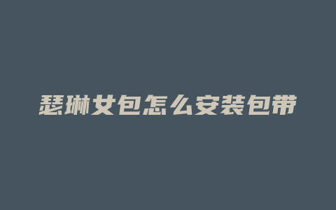瑟琳女包怎么安装包带