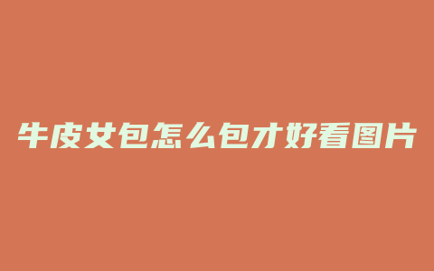 牛皮女包怎么包才好看图片