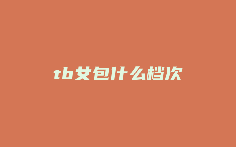 tb女包什么档次