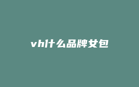 vh什么品牌女包