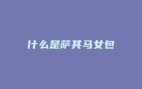 什么是萨其马女包
