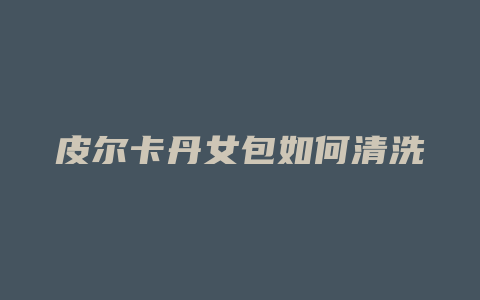 皮尔卡丹女包如何清洗
