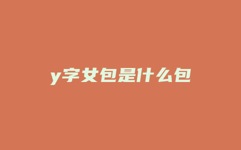 y字女包是什么包