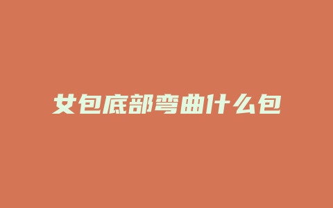 女包底部弯曲什么包