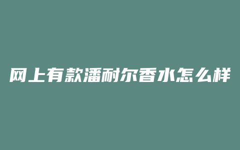 网上有款潘耐尔香水怎么样