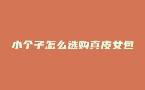 小个子怎么选购真皮女包