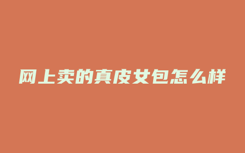 网上卖的真皮女包怎么样