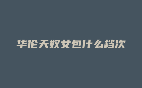 华伦天奴女包什么档次
