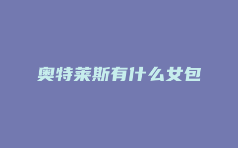 奥特莱斯有什么女包