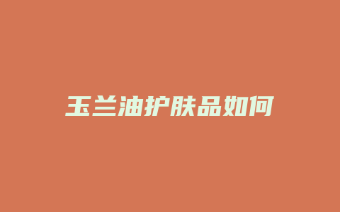 玉兰油护肤品如何