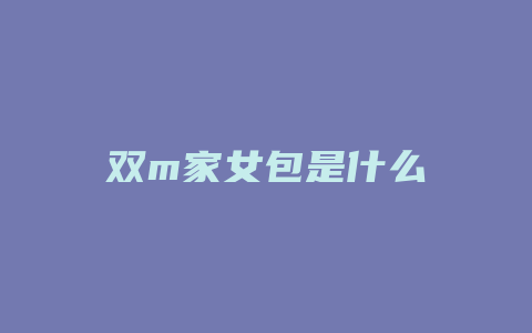 双m家女包是什么